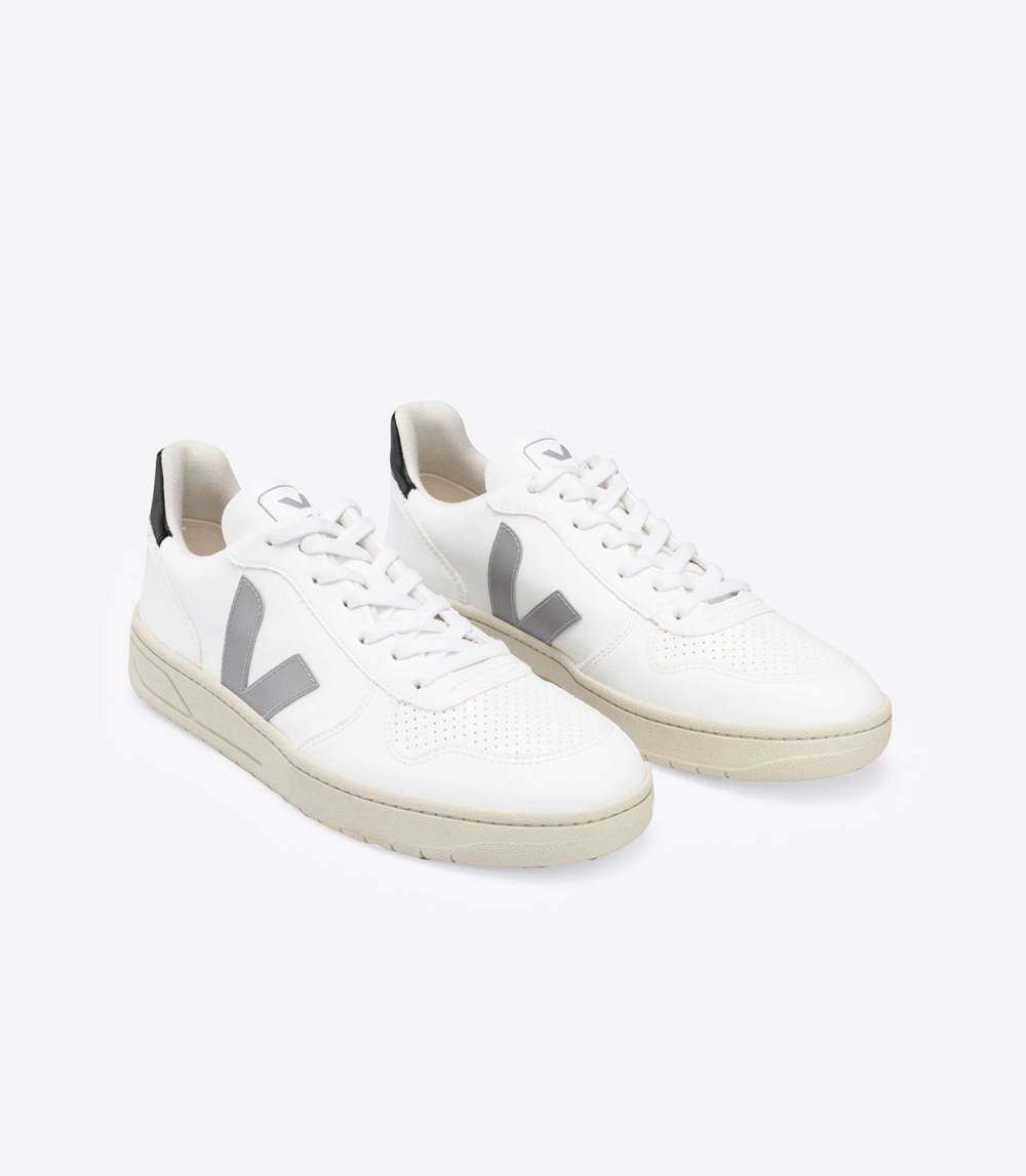 Veja Trainers Mens White - V-10 Cwl - VXCS-98136